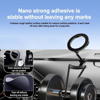 1 Pc Car Dashboard Metal Magnetic Phone Holder In Sleek Design Suitable for Mobile Phone for Car