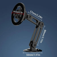 1 Pc Car Dashboard Metal Magnetic Phone Holder In Sleek Design Suitable for Mobile Phone for Car