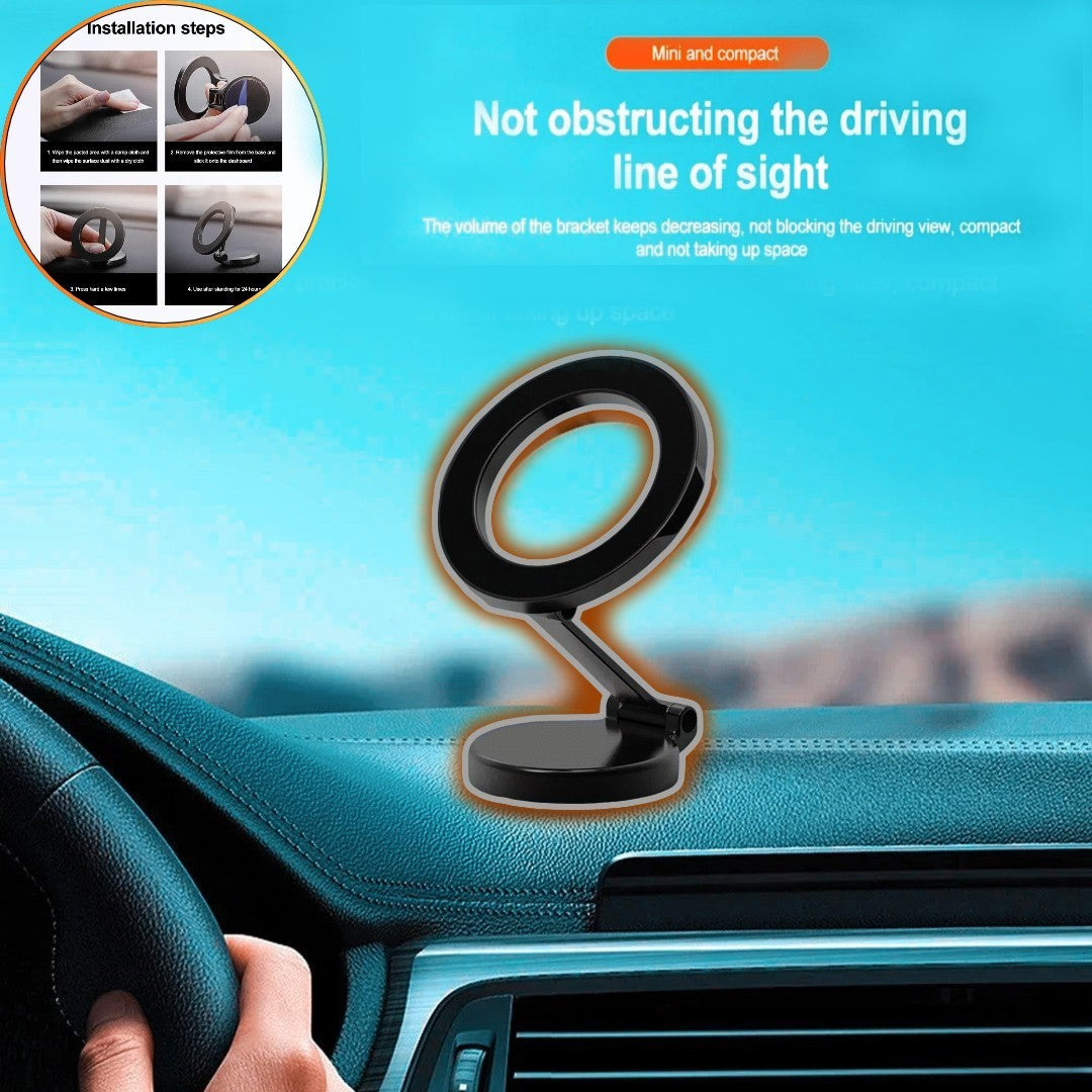 1 Pc Car Dashboard Metal Magnetic Phone Holder In Sleek Design Suitable for Mobile Phone for Car