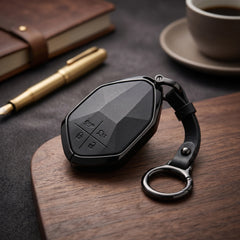 Deepal S05 Elite Series Metallic Car Key Case Luxury Zinc Alloy Protection Case(Black)