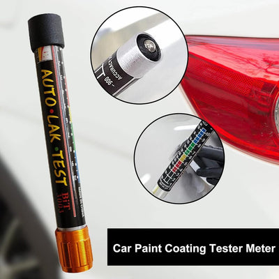 Coating Thickness Meter Gauge Paint Tester Car Body Damage Detector Crash-Test Check Waterproof (Coating Tester)