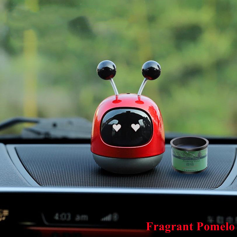 Car Decoration Cute Robotic Style Car Perfume Air Freshener Solid Fragrance