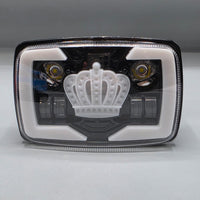 Crown Style Headlight Beam RGB Function Original Fitting For Honda CD70 / CG125