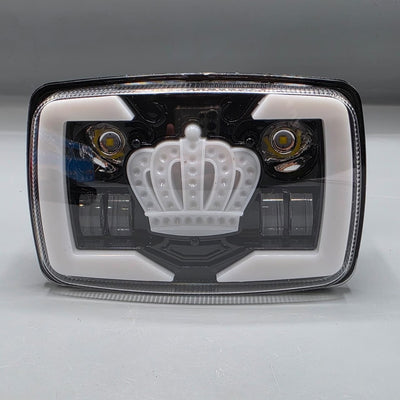 Crown Style Headlight Beam RGB Function Original Fitting For Honda CD70 / CG125