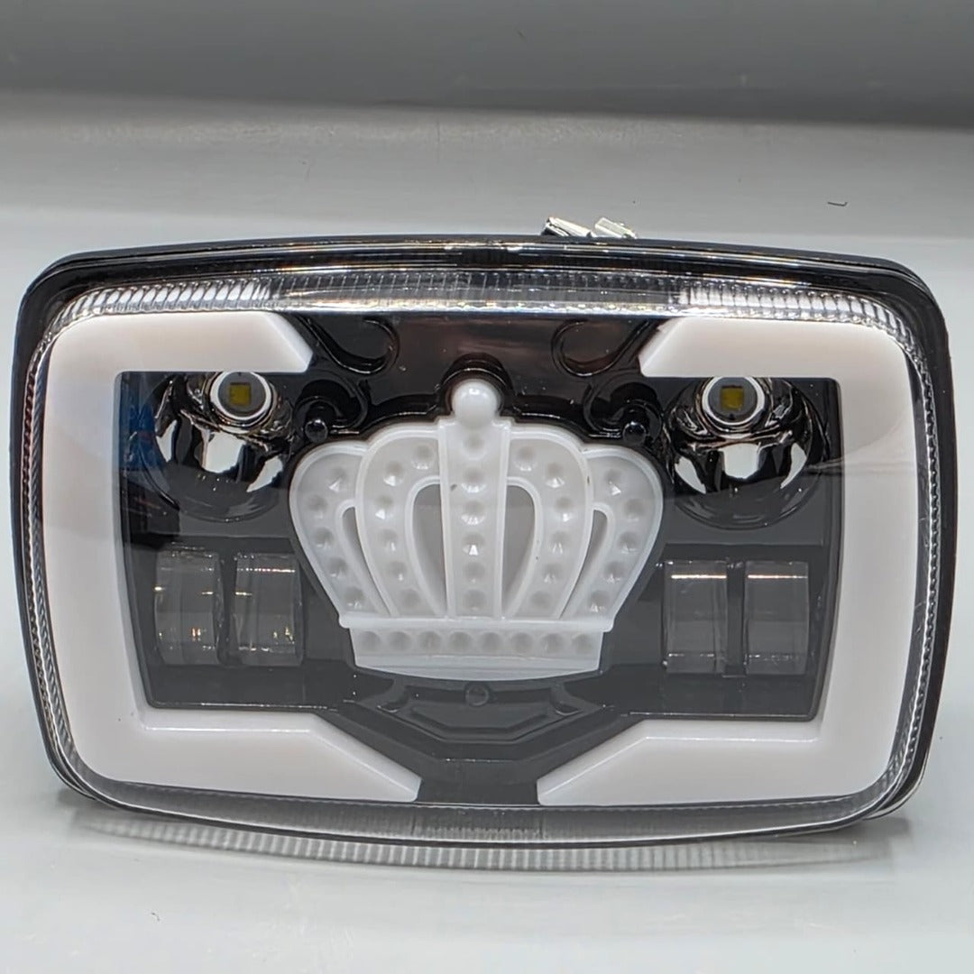 Crown Style Headlight Beam RGB Function Original Fitting For Honda CD70 / CG125