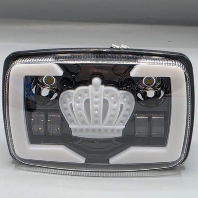 Crown Style Headlight Beam RGB Function Original Fitting For Honda CD70 / CG125