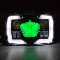 Crown Style Headlight Beam RGB Function Original Fitting For Honda CD70 / CG125