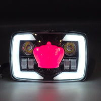 Crown Style Headlight Beam RGB Function Original Fitting For Honda CD70 / CG125