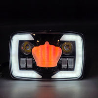 Crown Style Headlight Beam RGB Function Original Fitting For Honda CD70 / CG125