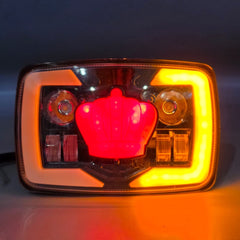 Crown Style Headlight Beam RGB Function Original Fitting For Honda CD70 / CG125