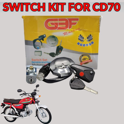 D-11 3 in 1 GBF Switch Kit For HONDA CD70 With Light And Computer Key