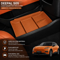 Deepal S05 Center Console Lower Box Hard Sillicon Matt Orange Colour ST-39