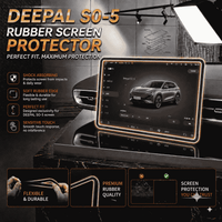 Deepal S05 Display Screen Silicone Rubber Protection LCD Edges Protector (Black)