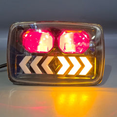 Devil Eye Headlight Double Lens With Arrow Original Fitting For Honda CD70 / CG125