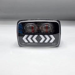 Devil Eye Headlight Double Lens With Arrow Original Fitting For Honda CD70 / CG125