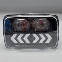 Devil Eye Headlight Double Lens With Arrow Original Fitting For Honda CD70 / CG125