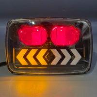 Devil Eye Headlight Double Lens With Arrow Original Fitting For Honda CD70 / CG125