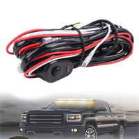 1 Pc Universal 6mm Flasher Switch Kit Relay Harness Wire On-Off Switch Cable 9-12V Remote Control Wiring