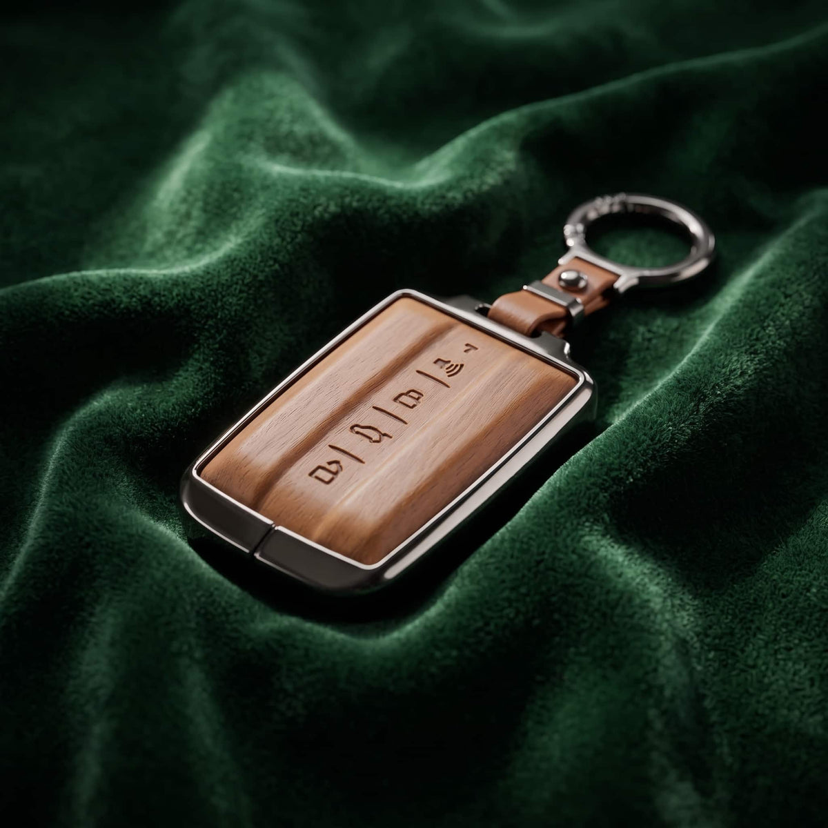 GWM Tank 500 New Elite Series Metallic Car Key Case Luxury Zinc Alloy Protection Case(Brown)