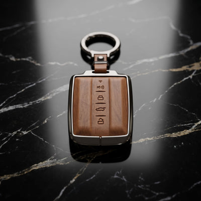 GWM Tank 500 New Elite Series Metallic Car Key Case Luxury Zinc Alloy Protection Case(Brown)
