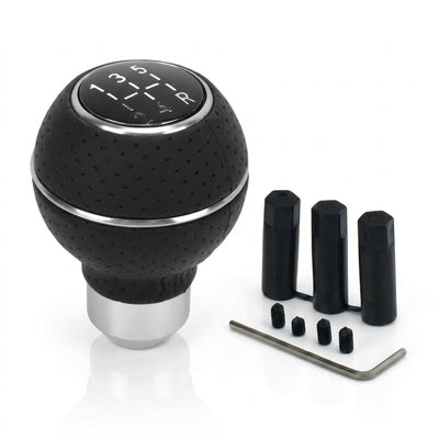 Gear Knob 5 Speed Silver Universal Gear Shift Knob Manual Transmission Shifter Lever Stick
