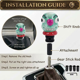 Gear Knob Funky Universal Gear Shift Knob Manual Transmission Shifter Lever Stick