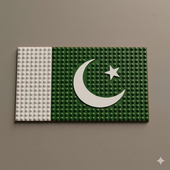 1 Pc Universal Pakistan Flag  Anti Skid Non-Slip Dashboard Matt in Premium Quality