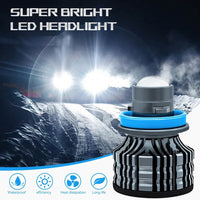 H11 LED Car Headlights Projector Laser Fog Lights Automobile / Bumper Light