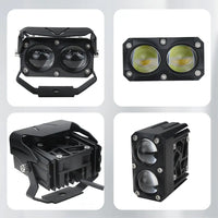 Universal Dual Lens U2 Premium Series Grill Light With Fan 1 Pc