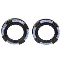 Universal Angel Eye Crystal Shroud Ring 2.5 Inch APP Control RGB LED for Car Headlight In Premium Quality 2 Pcs Set