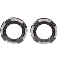 Universal Angel Eye Crystal Shroud Ring 2.5 Inch APP Control RGB LED for Car Headlight In Premium Quality 2 Pcs Set