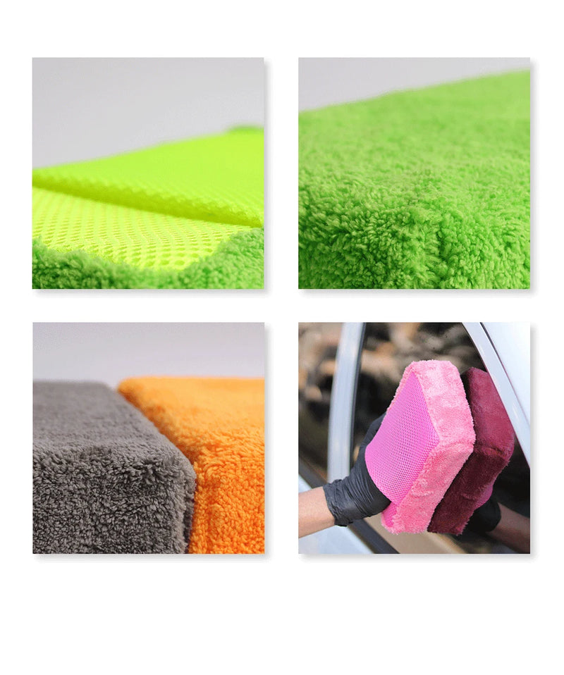 Universal Car Microfiber Cleaning Dusting Water Magnetic sponge With Premium Quality 1 Pc