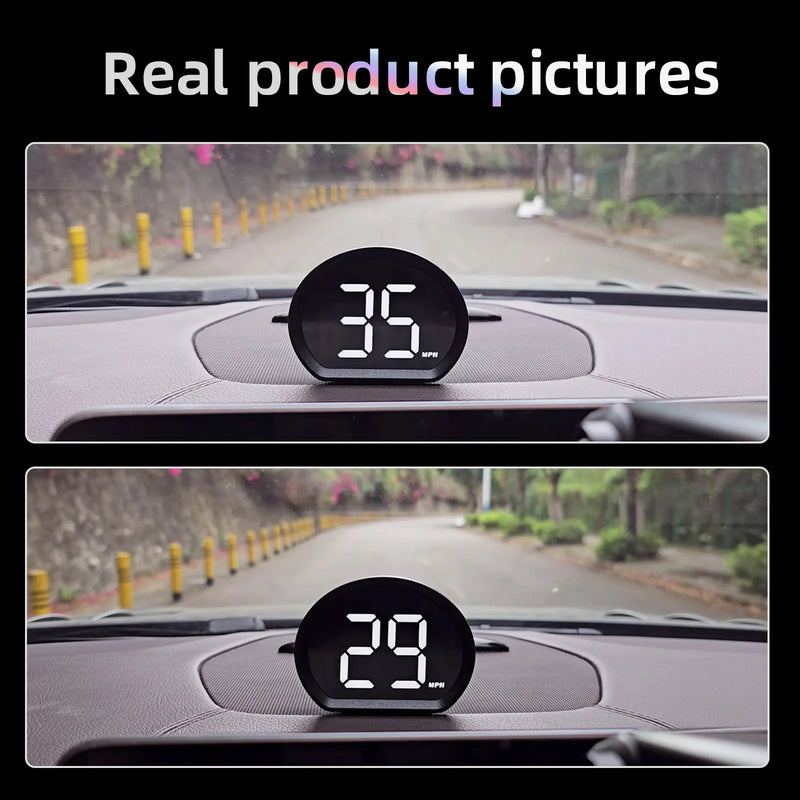 Universal X3 OBD2+GPS HUD Gauge Car Digital Head Up Display Speedometer Turbo RPM Alarm 1 Pc