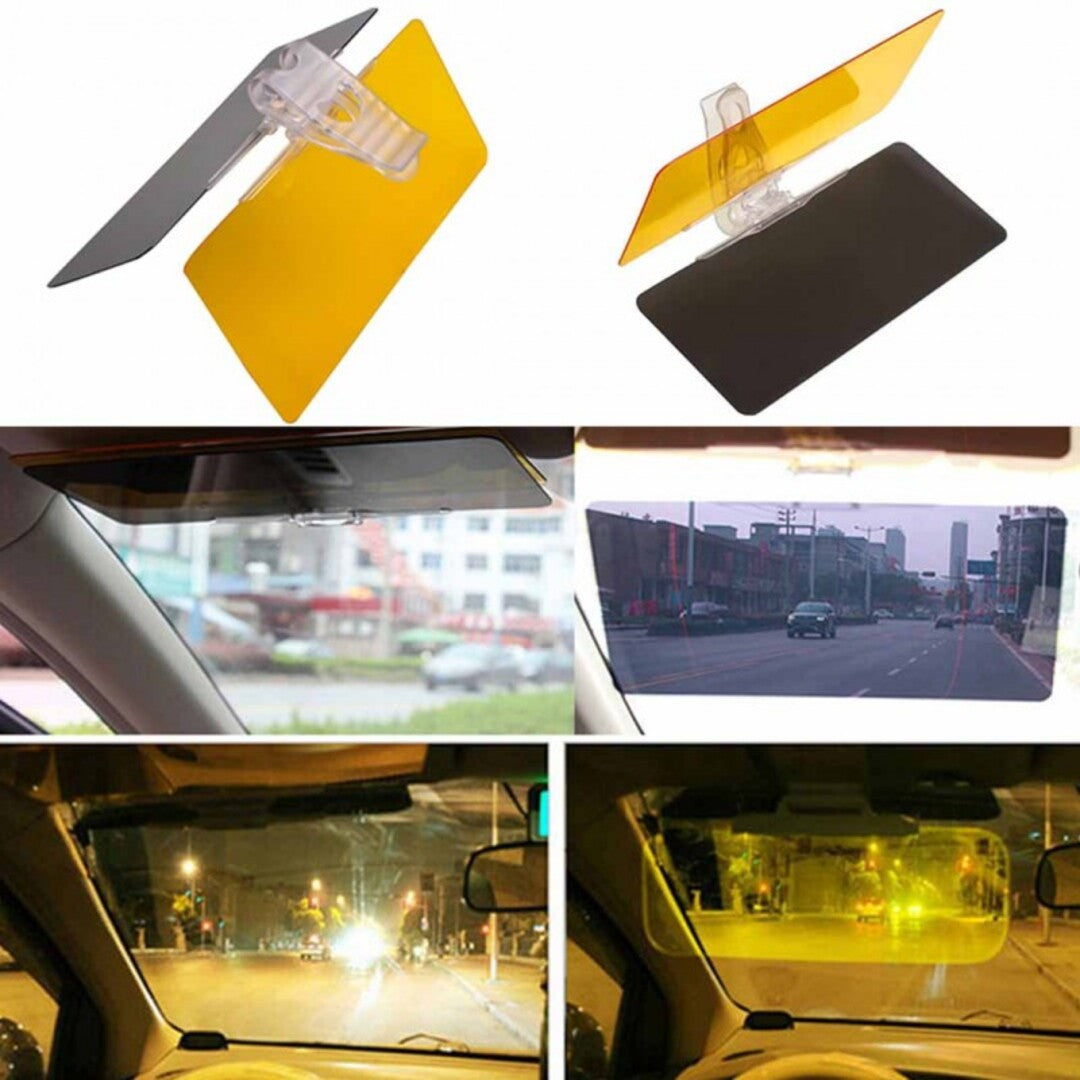 1 Pc HD Vision Visor Day & Night for Driving, Dual Lens Anti Glare HD Vision Visor For Car