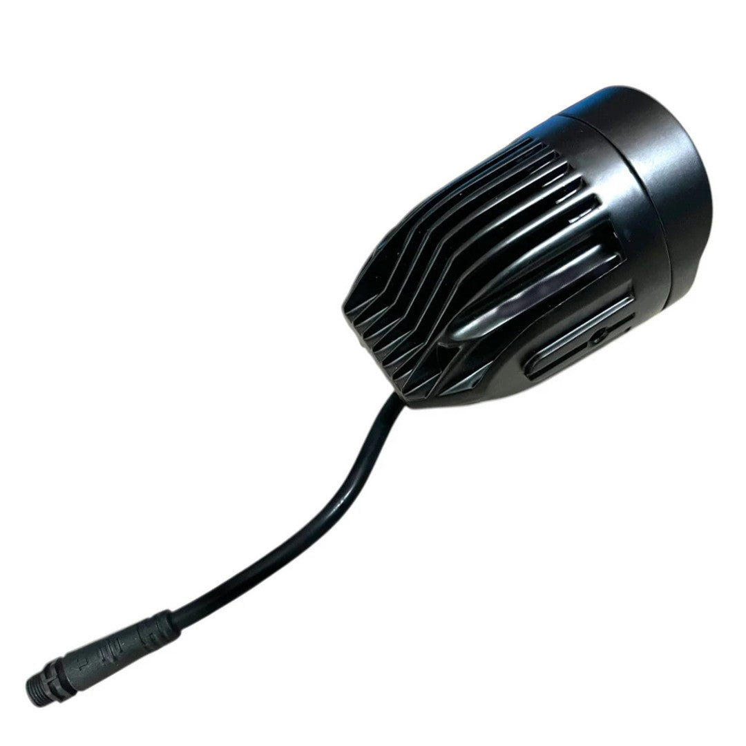 1 Pc HJG 120W 3 Lens Projector Fog Lights Dual Color With Devil Eye Function For All Bikes, Cars - Jeep