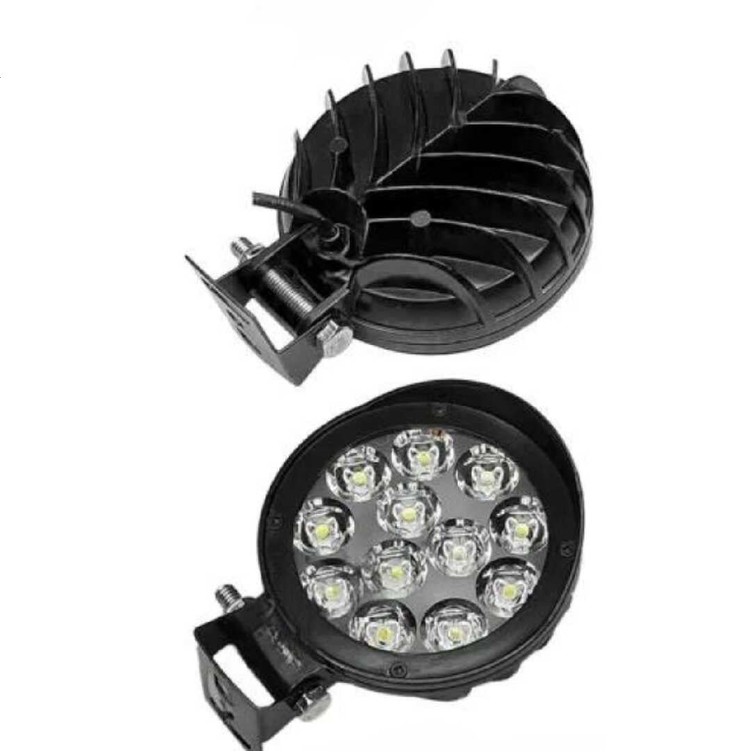 2 Pcs Set HJG 12 SMD Dual Colour Light Fog Lamp For Bike - Car
