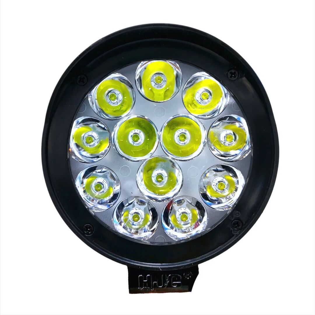2 Pcs Set HJG 12 SMD Dual Colour Light Fog Lamp For Bike - Car