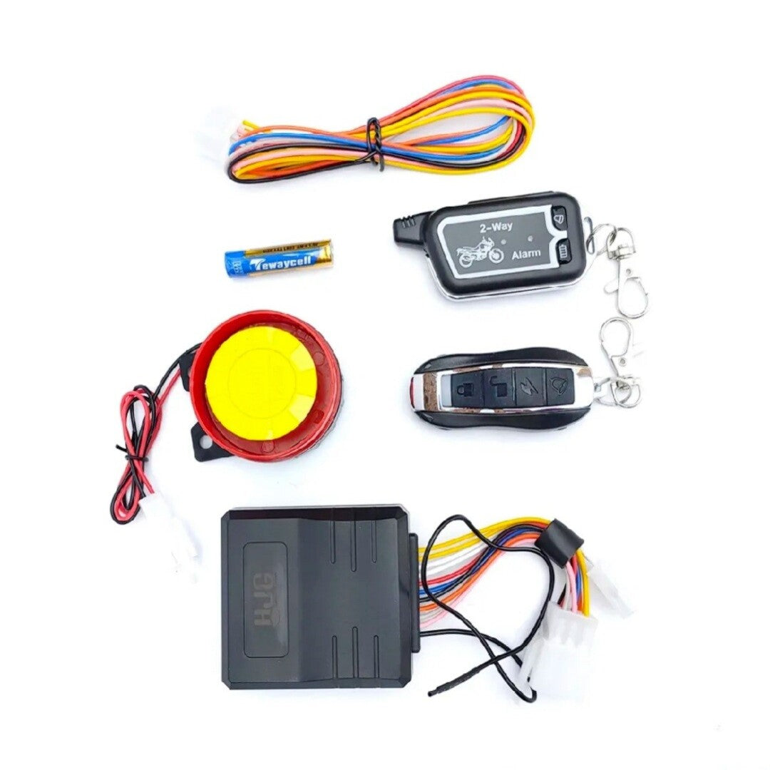 HJG 2 Way Motorcycle - Bike Security Alarm System