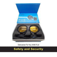2 Pcs Set HJG 5 SMD Floodlight 100 Watt Cree SMD With Yellow Fog Covers