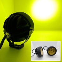 1 Pc HJG 6 SMD Floodlight 120 Watt Cree SMD With Yellow Fog Covers And Wiring Bar Light
