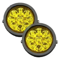 1 Pc HJG 9 SMD Floodlight 180 Watt Cree SMD With Yellow Fog Covers And Wiring Bar Light