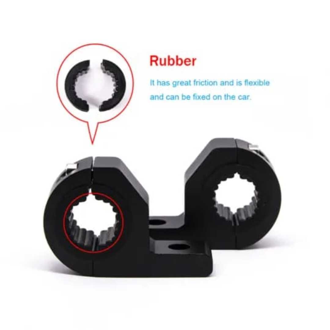 2 Pcs Set HJG Clamp Mount Bracket For Extralights For All Cars & Bikes