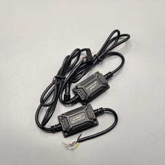 2 Pcs Set HJG Devil Eye Band Light With Dual Color Yellow/White Metal Body