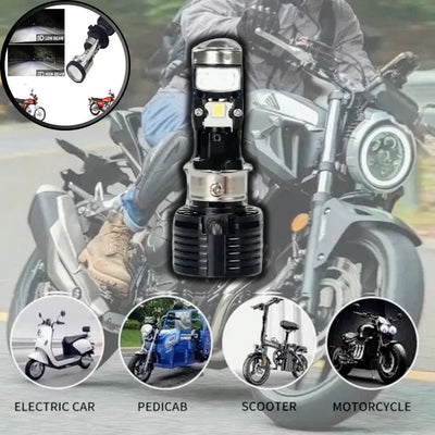 1 Pc HJG E9 Projector SMD Bike Headlight For Honda CG125 Honda CD70 Plug & Play