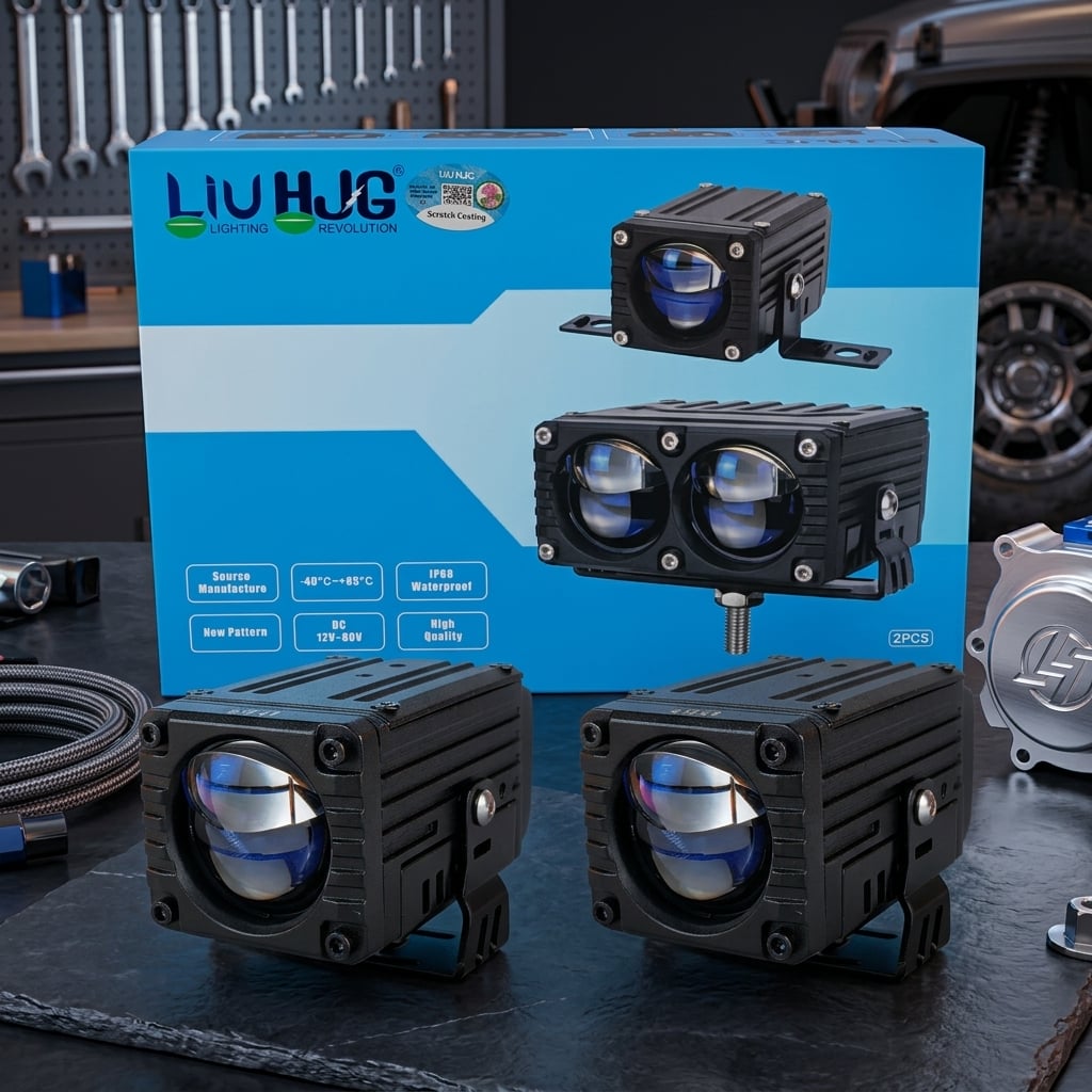 HJG H-P113 1 Lens Waymaker Pro 80W Blaze 2 Lens Fog Light Yellow/White 2 Pcs Set
