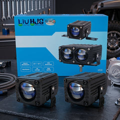 HJG H-P113 1 Lens Waymaker Pro 80W Blaze 2 Lens Fog Light Yellow/White 2 Pcs Set