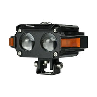 2 Pcs Set HJG Hazard Series Fog Light Double Lens 60W Orange Hazard DRL Fog light Ultra Wide Dual Colour Fog Light