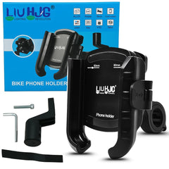 HJG Premium Quality Bike Mobile Holder With 360 View With Mobile Tighten Function