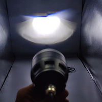 2 Pcs Set HJG Projector Sharoud Cut Lens Light With Dual Color High/Low Shutter