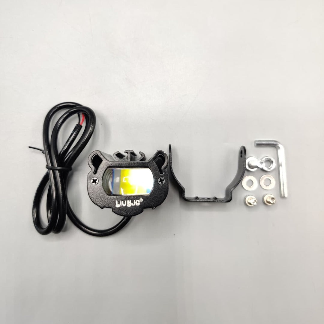 2 Pcs Set HJG Single Smd Evil Eye Style Fog Light With Dual Color And Devil Eye Function